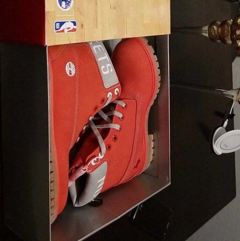 Timberland X NBA Houston Rockets Team Boots Red Nu